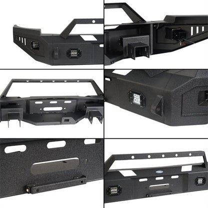 Offroad Full Width Front Bumper ( 2007-2013 Chevy Silverado 1500) - Ultralisk 4x4 ul9027 8