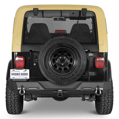 Offroad Rear Bumper For 1987-1995 Jeep Wrangler YJ - Ultralisk4x4 -u1062s-2