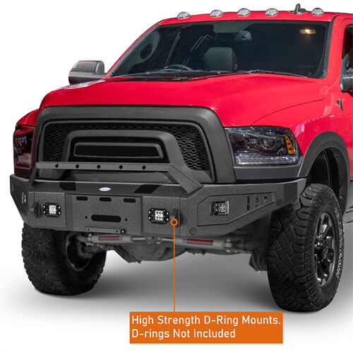 2015-2018 Ram 1500 Rebel Offroad Steel Full Width Front Bumper - Ultralisk 4x4 ul6012 12