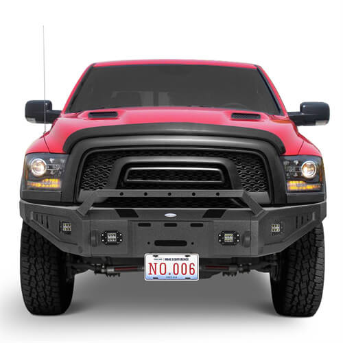 2015-2018 Ram 1500 Rebel Offroad Steel Full Width Front Bumper - Ultralisk 4x4 ul6012 2