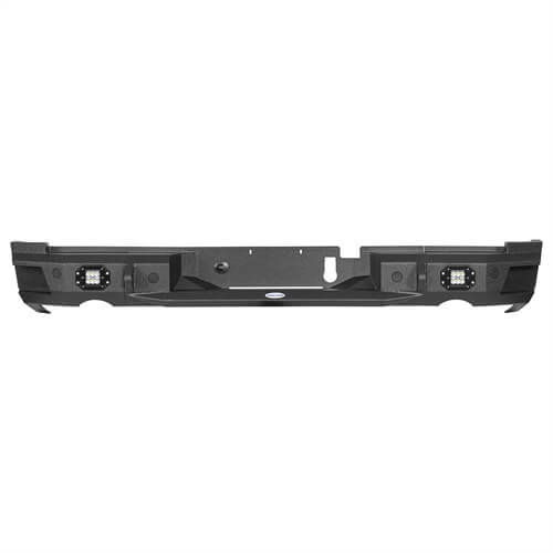 2019-2023 Dodge Ram Offroad Steel Rear Bumper w/License Plate Light - Ultralisk 4x4 ul6034 16