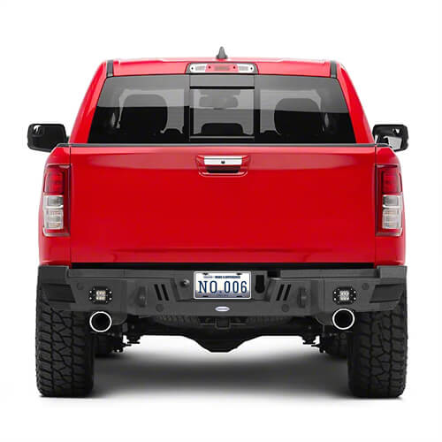 Offroad Steel Rear Step Bumper w/LED Spotlights For 2019-2023 Dodge Ram - ultralisk4x4 ul6033 4