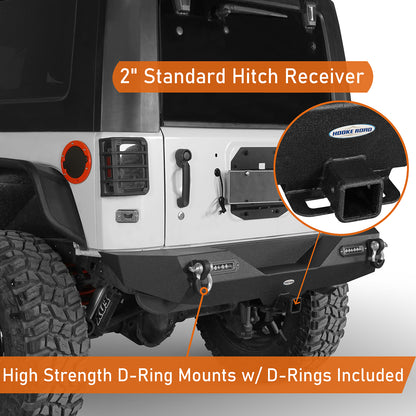 Climber Front Bumper & Different Trail Rear Bumper Combo Kit for Jeep Wrangler JK JKU 2007-2018  Ultralisk 4x4 ULB.2052+ULB.2030 10