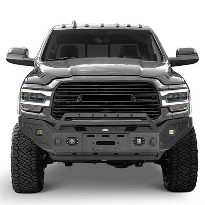 2019-2023 Ram 2500 Offroad Full-Width Front Bumper w/ Winch Plate - Ultralisk 4x4 ul6305 4