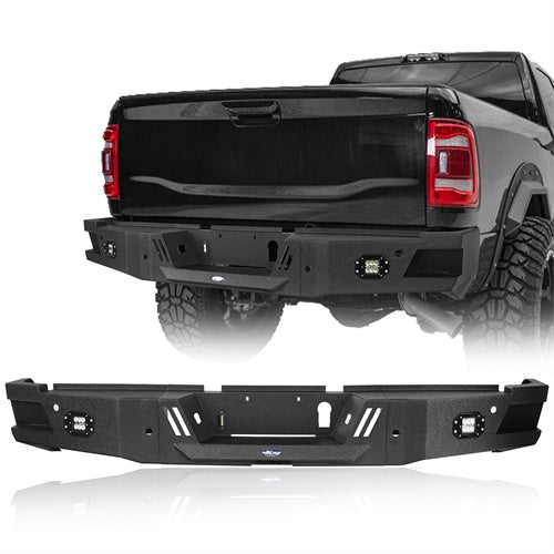 Dodge Ram Rear Bumper Rugged Off-Road Back Bumper for Dodge Ram 2500 - Ultralisk 4x4 ULB.6304 1