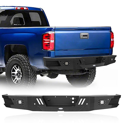 Rear Bumper for 2007-2018 Chevy Silverado 1500 - ultralisk4x4  ULB.9025 1