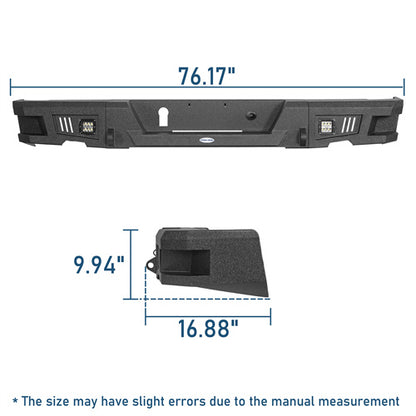 Full WidthFront Bumper & Rear Bumper(13-18 Dodge Ram 1500 ,Excluding Rebel) - ultralisk4x4