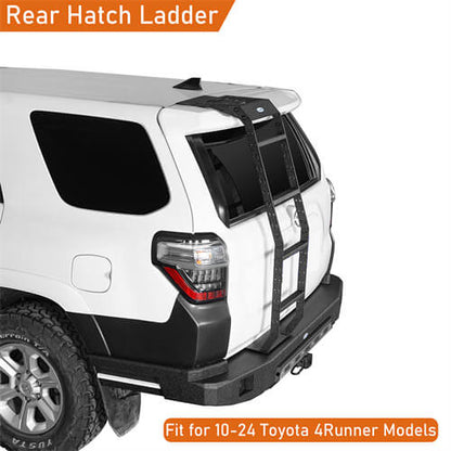 Rear Hatch Ladder w/anti-slip rubber pads For 2010-2024 Toyota 4Runner 10-24 - Ultralisk4x4