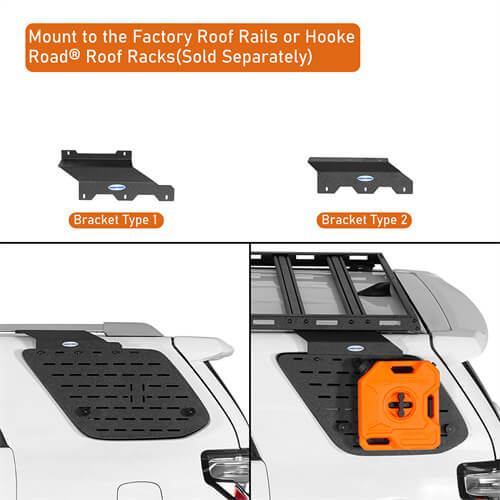 Rear Window Exterior Storage Panel For 2010-2024 Toyota 4Runner- Ultralisk4x4-u9804s-9