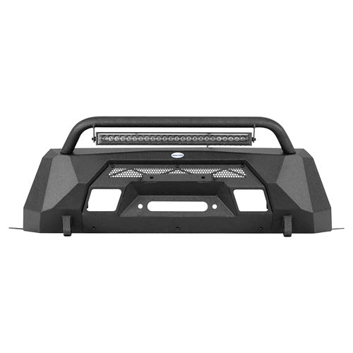 Road Trip Blink Stubby Front Bumper For 2015-2020 Chevy Colorado - Ultralisk4x4-u9112-3