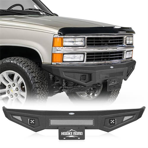 Road Trip Front Bumper For 1988-1998 Chevy C/K 1500 2500 3500 & GMC Sierra 1500 2500 3500 - Ultralisk4x4