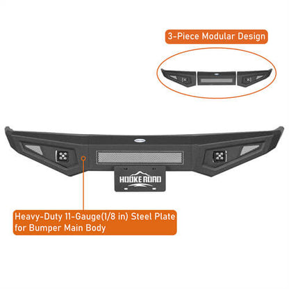 Road Trip Front Bumper For 1988-1998 Chevy C/K 1500 2500 3500 & GMC Sierra 1500 2500 3500 - Ultralisk4x4