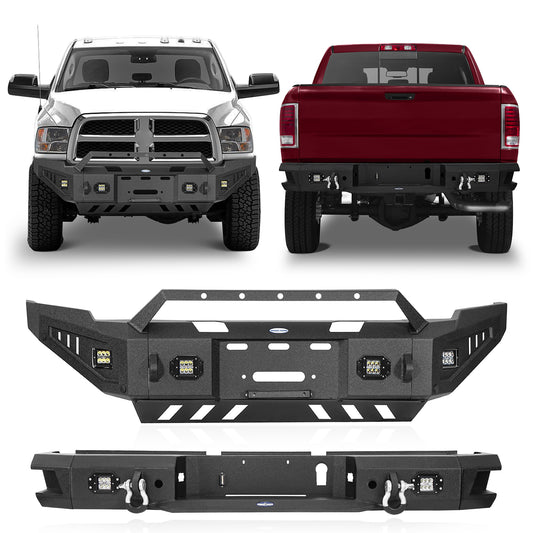 Road Trip Front & Rear Bumper For 2010-2018 Ram 2500 - Ultralisk4x4