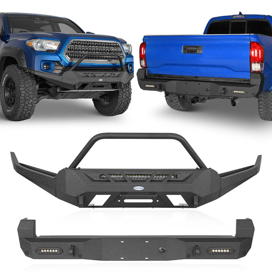 Road Trip Front & Rear Bumper For 2016-2023 Toyota Tacoma 3rd Gen - Ultralisk4x4