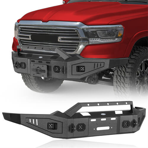 Road Trip Full Width Front Bumper For 2019-2024 Ram 1500 - Ultralisk4x4 -u6035-1