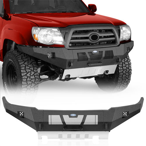 Road Trip Full-Width Front Bumper For 2005-2011 Toyota Tacoma - Ultralisk4x4-u4038-1