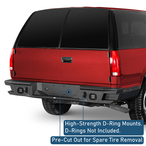 Road Trip Rear Bumper For 1992-1999 Chevy Suburban Tahoe/GMC Yukon - Ultralisk4x4-u7230-5