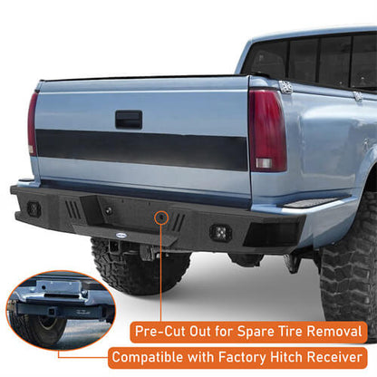 Road Trip Rear Bumper For 1988-1998 GMC Sierra 1500 2500 Sportside Models - Ultralisk4x4-u9300-6