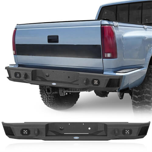 Road Trip Rear Bumper For 1988-1998 GMC Sierra 1500 2500 Sportside Models - Ultralisk4x4-lsg9301-1