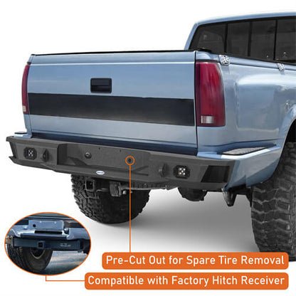 Road Trip Rear Bumper For 1988-1998 GMC Sierra 1500 2500 Sportside Models - Ultralisk4x4-lsg9301-7