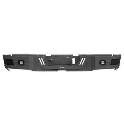 Road Trip Rear Bumper w/ LED White Floodlights For 2010-2018 Ram 2500 - Ultralisk4x4-u6400-3