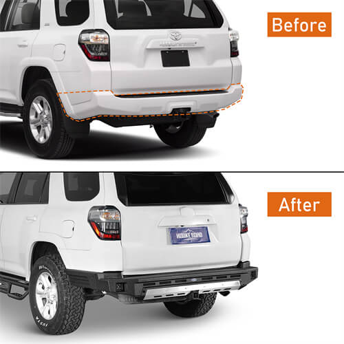 Road Trip Rear Bumper w/ LED Spotlights For 2010-2024 Toyota 4Runner - Ultralisk4x4-u9810s-4