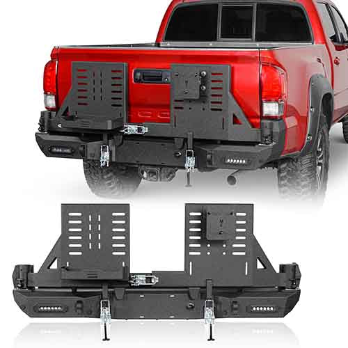 Road Trip Rear Bumper 2016-2023 Toyota Tacoma - Ultralisk4x4-u4215s-1