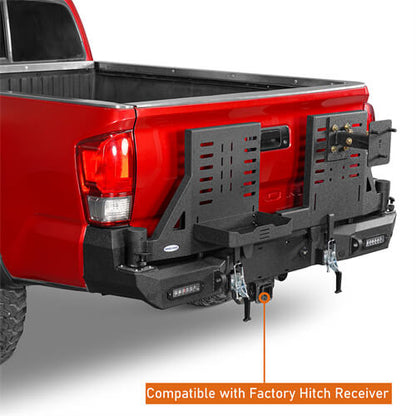 Road Trip Rear Bumper 2016-2023 Toyota Tacoma - Ultralisk4x4-u4215s-7