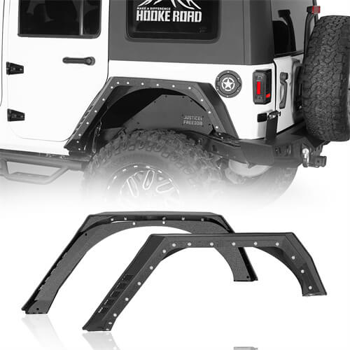 Road Trip Rear Fender Flares For 2007-2018 Jeep Wrangler JK 4-Door - Ultralisk4x4-u2104-1