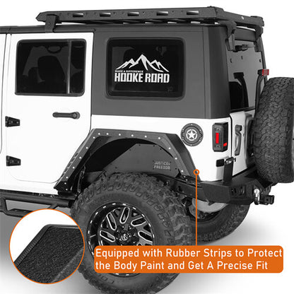 Road Trip Rear Fender Flares For 2007-2018 Jeep Wrangler JK 4-Door - Ultralisk4x4-u2104-7