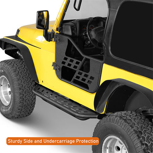 Road Trip Tubular Side Step Bars For 1997-2006 Jeep Wrangler TJ - Ultralisk4x4-u1037s-6