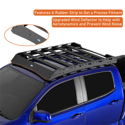 Road Trip Versatile Roof Rack For 2015-2022 with Chevy Colorado GMC Canyon Crew Cab - Ultralisk4x4