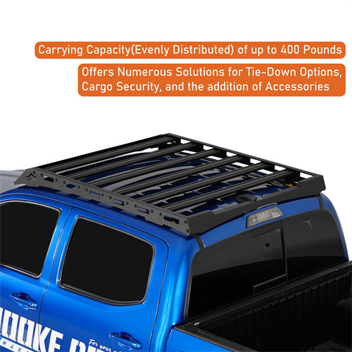 Road Trip Versatile Roof Rack For 2005-2023 Toyota Tacoma Double Cab - Ultralisk4x4 -u4222-5