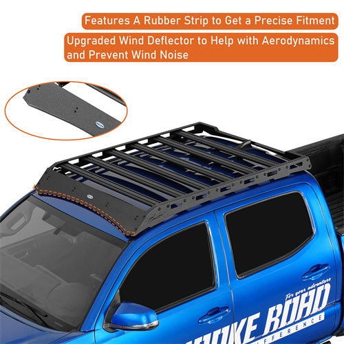 Road Trip Versatile Roof Rack For 2005-2023 Toyota Tacoma Double Cab - Ultralisk4x4 -u4222-7