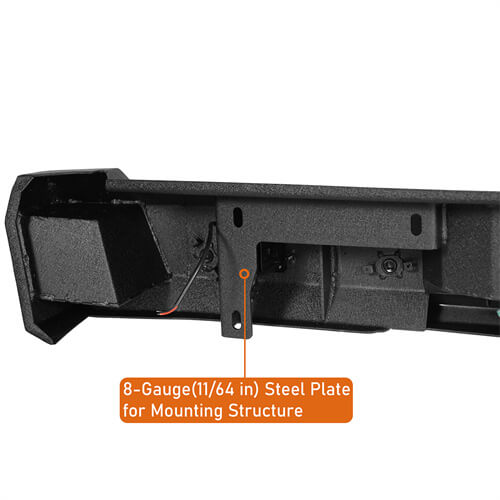 Rock Crawler Rear Bumper For 2015-2017 Ford F-150 (Excluding Raptor)  - Ultralisk4x4-u8284-10