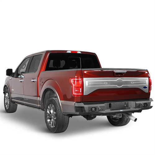 Rock Crawler Rear Bumper For 2015-2017 Ford F-150 (Excluding Raptor)  - Ultralisk4x4-u8284-2