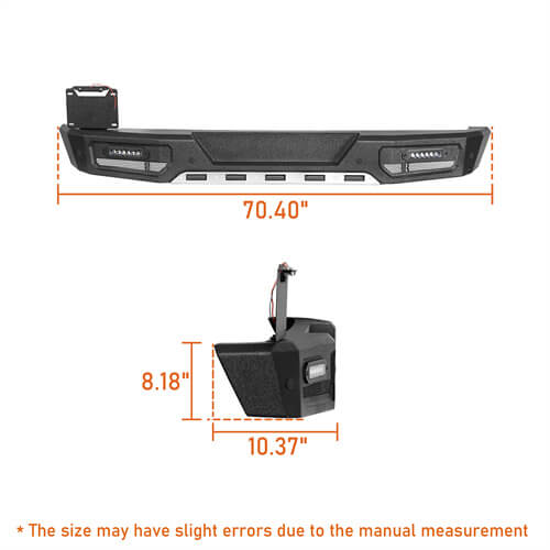 Rock Crawler Front & Rear Bumper For 2018-2024 Jeep Wrangler JL - Ultralisk4x4