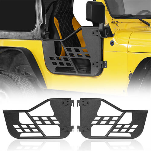 Rock Crawler Tubular Door Guards For 1997-2006 Jeep Wrangler TJ - Ultralisk4x4