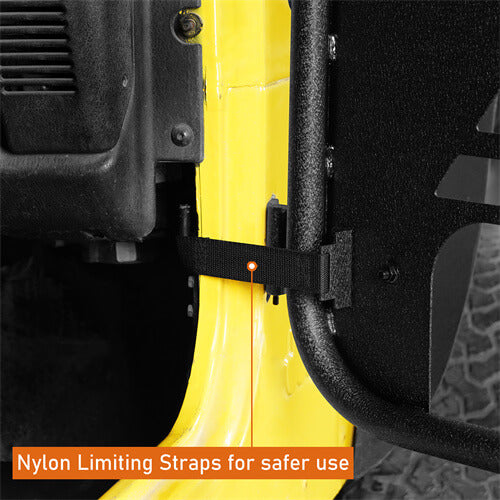 Rock Crawler Tubular Door Guards For 1997-2006 Jeep Wrangler TJ - Ultralisk4x4