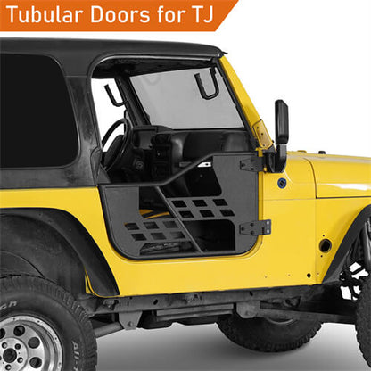 Rock Crawler Tubular Door Guards For 1997-2006 Jeep Wrangler TJ - Ultralisk4x4