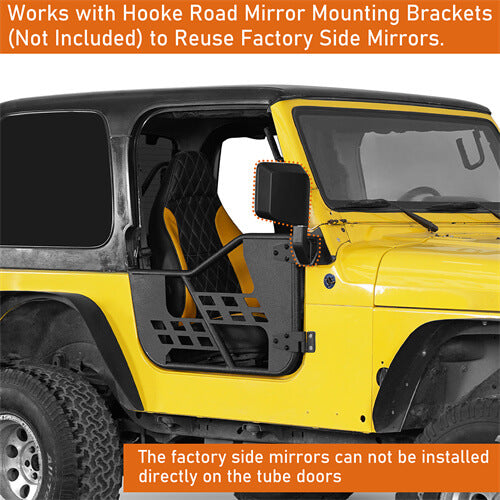 Rock Crawler Tubular Door Guards For 1997-2006 Jeep Wrangler TJ - Ultralisk4x4