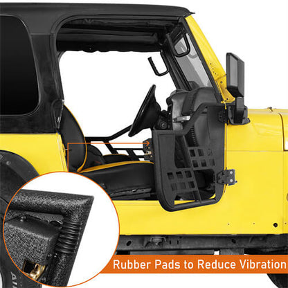 Rock Crawler Tubular Door Guards For 1997-2006 Jeep Wrangler TJ - Ultralisk4x4