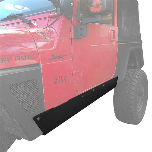 Rock Slider Armor Rocker Panel Guards for 1997-2006 Jeep Wrangler TJ,Excluding Unlimited LJ b1021 7