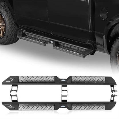 Off Road Side Step Bars For 2009-2018 Ram 1500 & 2019-2024 Ram 1500 Classic & 2010-2024 Ram 2500/3500 Crew Cab - Ultralisk4x4