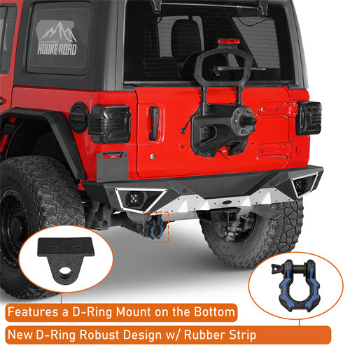 Off-Road SilverWarrior Aluminum Front & Rear Bumper For 2018-2024 Jeep Wrangler JL - Ultralisk4x4-u30673068-5