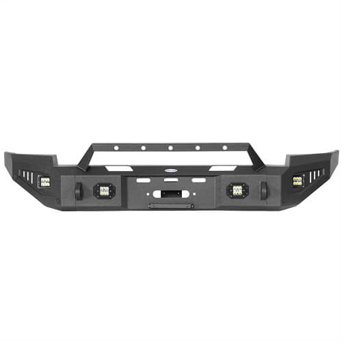 14-15 Silverado 1500 Offroad Full-Width Front Bumper w/ Winch Plate - Ultralisk 4x4 ull9028 19