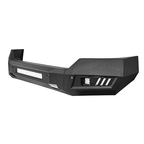 Steel Front Bumper & Rear Bumper w/Lights for 2016-2018 Chevy Silverado 1500 - ultralisk4x4 ULB.9023+9025 10