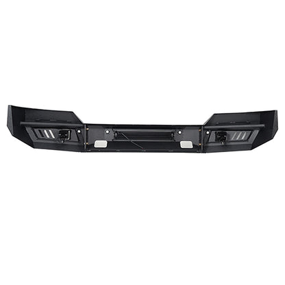 Steel Front Bumper & Rear Bumper w/Lights for 2016-2018 Chevy Silverado 1500 - ultralisk4x4 ULB.9023+9025 9