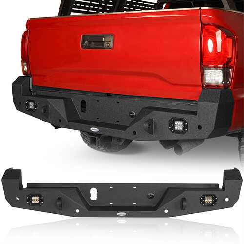 Tacoma Front Bumper & Rear Bumper Combo for 2016-2023 Toyota Tacoma 3rd Gen - ultralisk4x4 u42034200 14