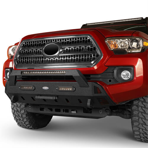 Tacoma Front Bumper & Rear Bumper Combo for 2016-2023 Toyota Tacoma 3rd Gen - ultralisk4x4 u42034200 7